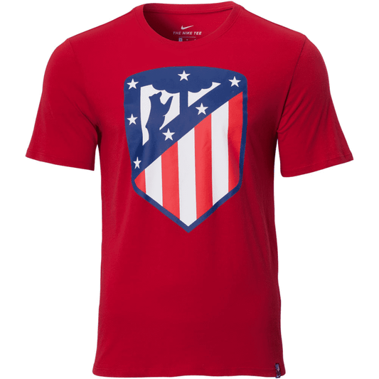 Nike Atletico Madrid Crest Tee T-Shirts Gym Red Mens Small - Third Coast Soccer