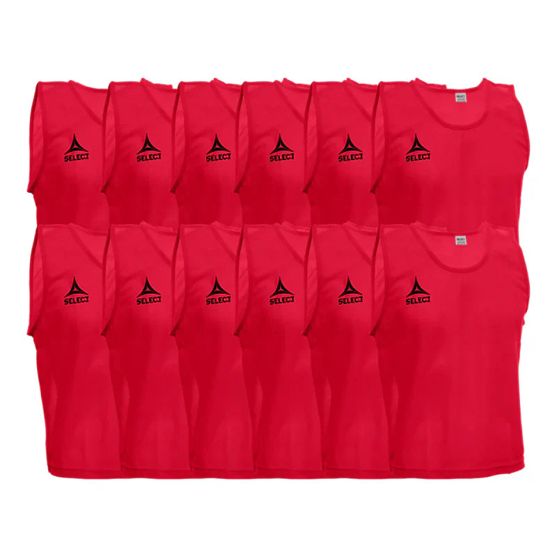 Select Over Vest Training Bib - Senior Coaching Accessories Adult Red - Third Coast Soccer