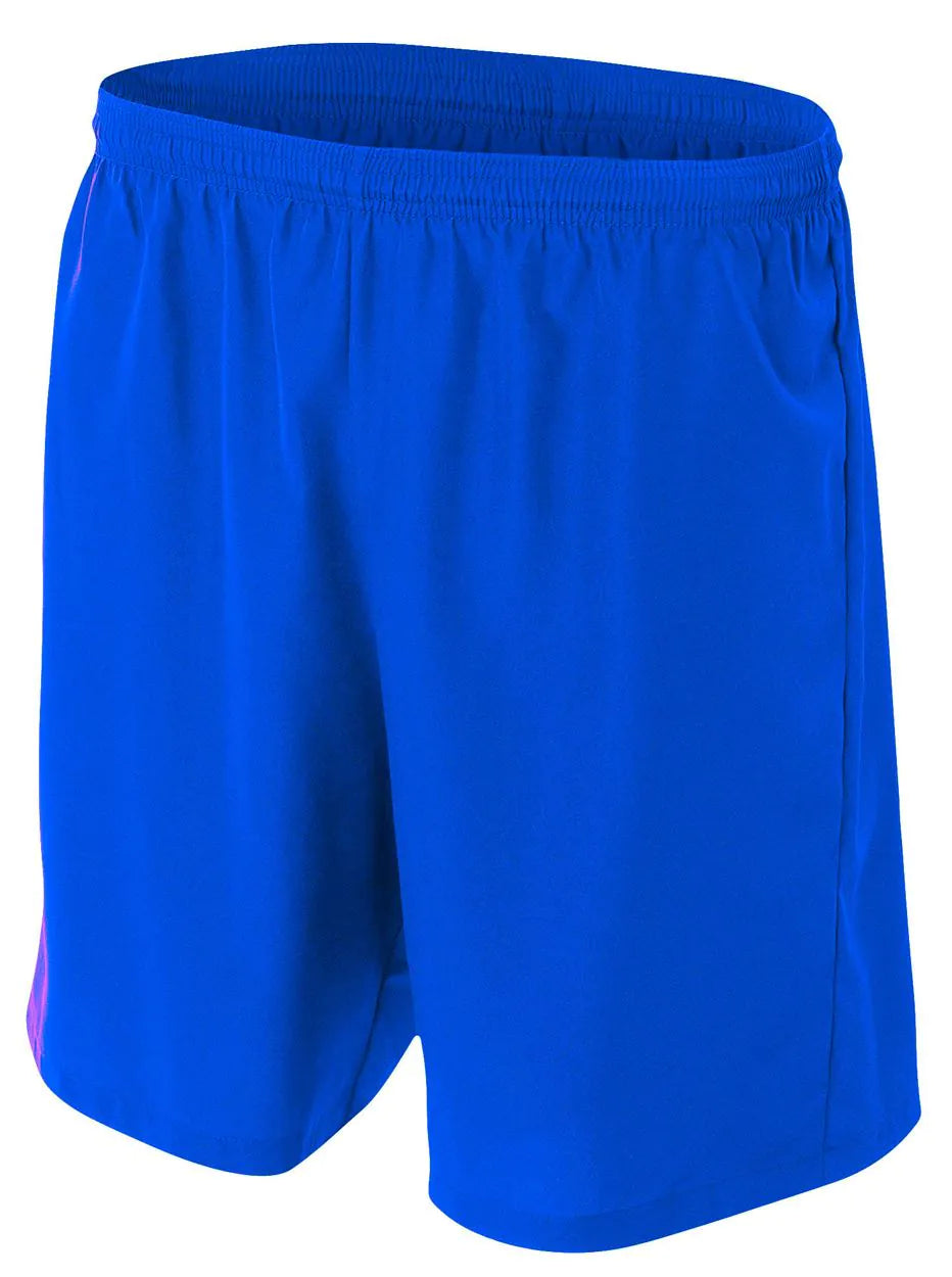 A4 7" Mens Soccer Short Shorts Royal Mens Small - Third Coast Soccer