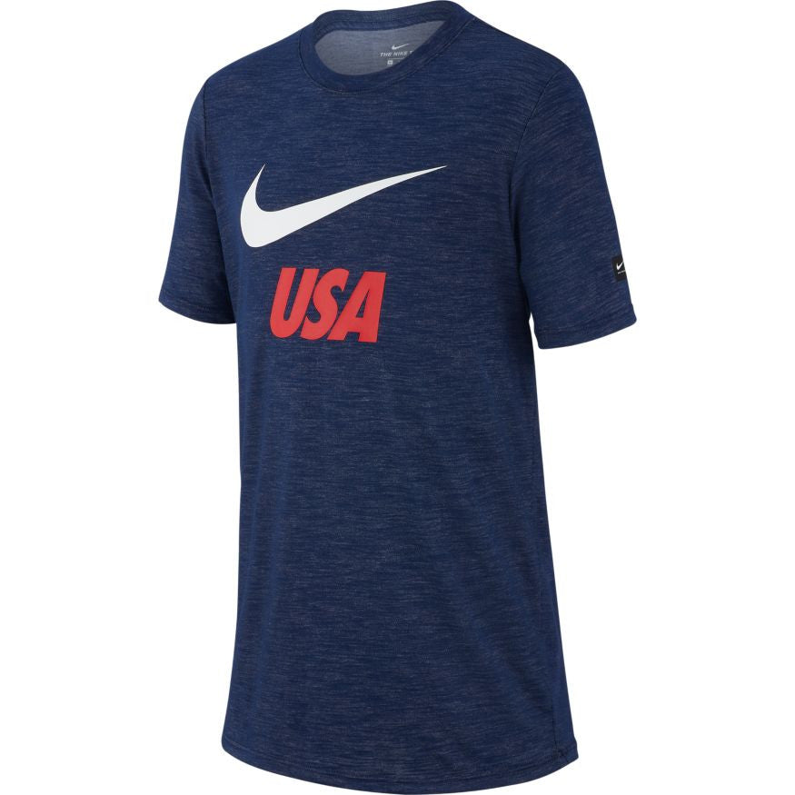 Nike Youth Usa Tee - Midnight Navy T-Shirts Midnight Navy Womens Extra Small - Third Coast Soccer