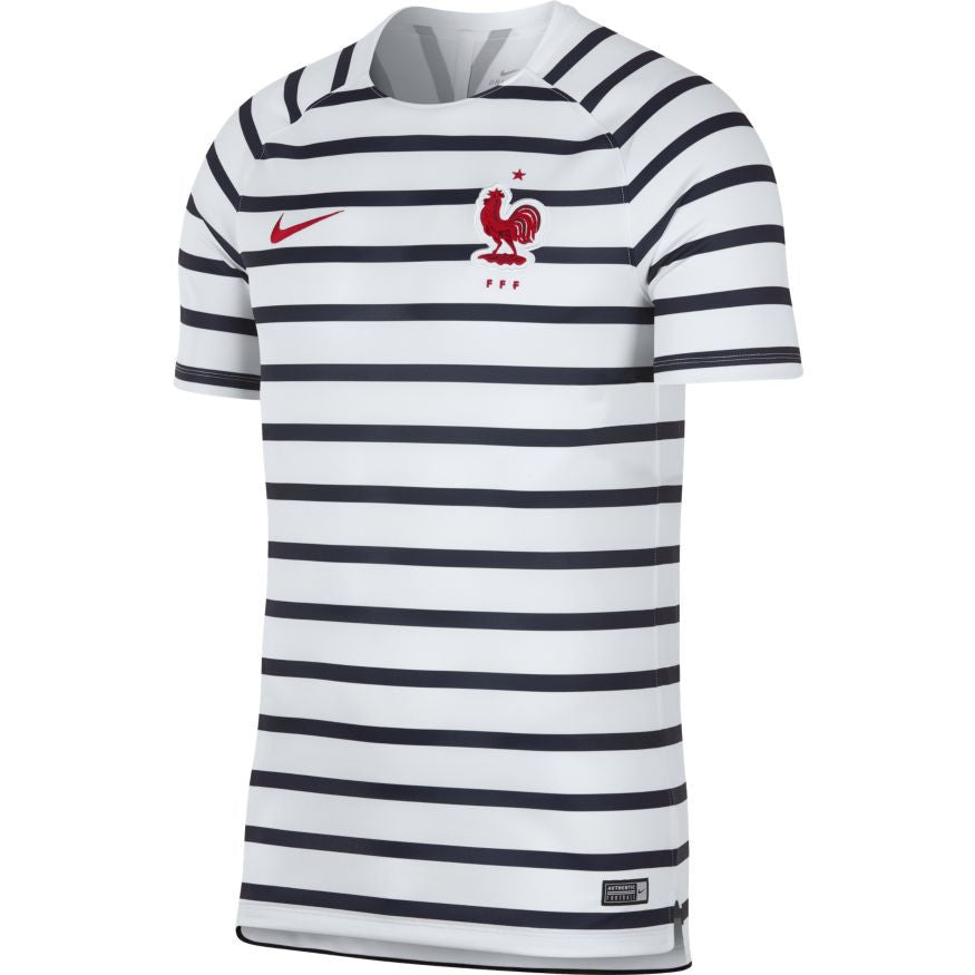 Nike France 2018 Squad top - White/University Red International Replica White/White/University Red Mens Small - Third Coast Soccer