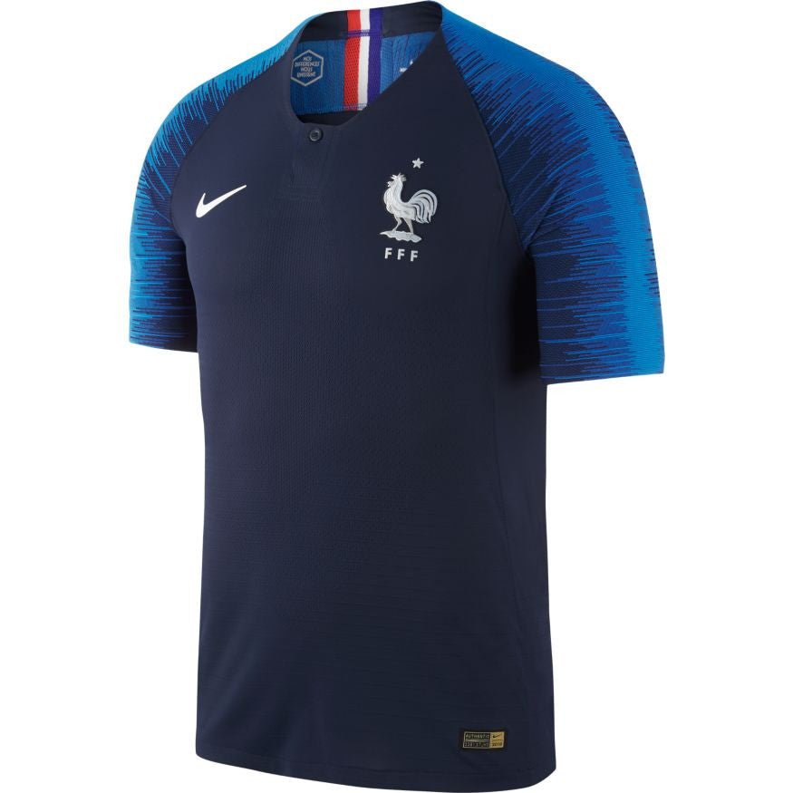 Nike France 2018 Vapor Match Home Jersey International Replica Obsidian/White Mens Small - Third Coast Soccer