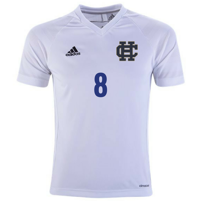 adidas Holy Cross Tiro 17 Jersey Holy Cross Middle/High School White Mens Small - Third Coast Soccer