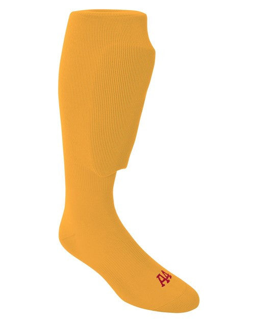 A4 University Performance Soccer Sock University Middle Small (1Y-4Y) Gold - Third Coast Soccer