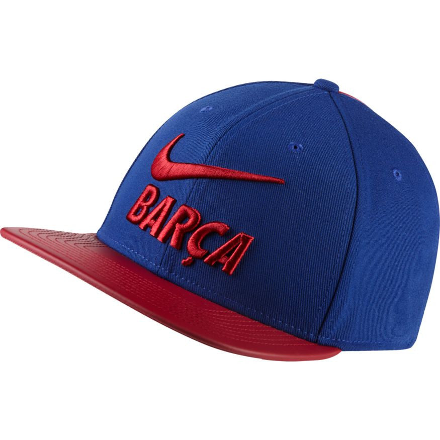 Nike Pro FC Barcelona Hat - Deep Royal Blue/Noble Red Hats Deep Royal Blue/Noble Red  - Third Coast Soccer