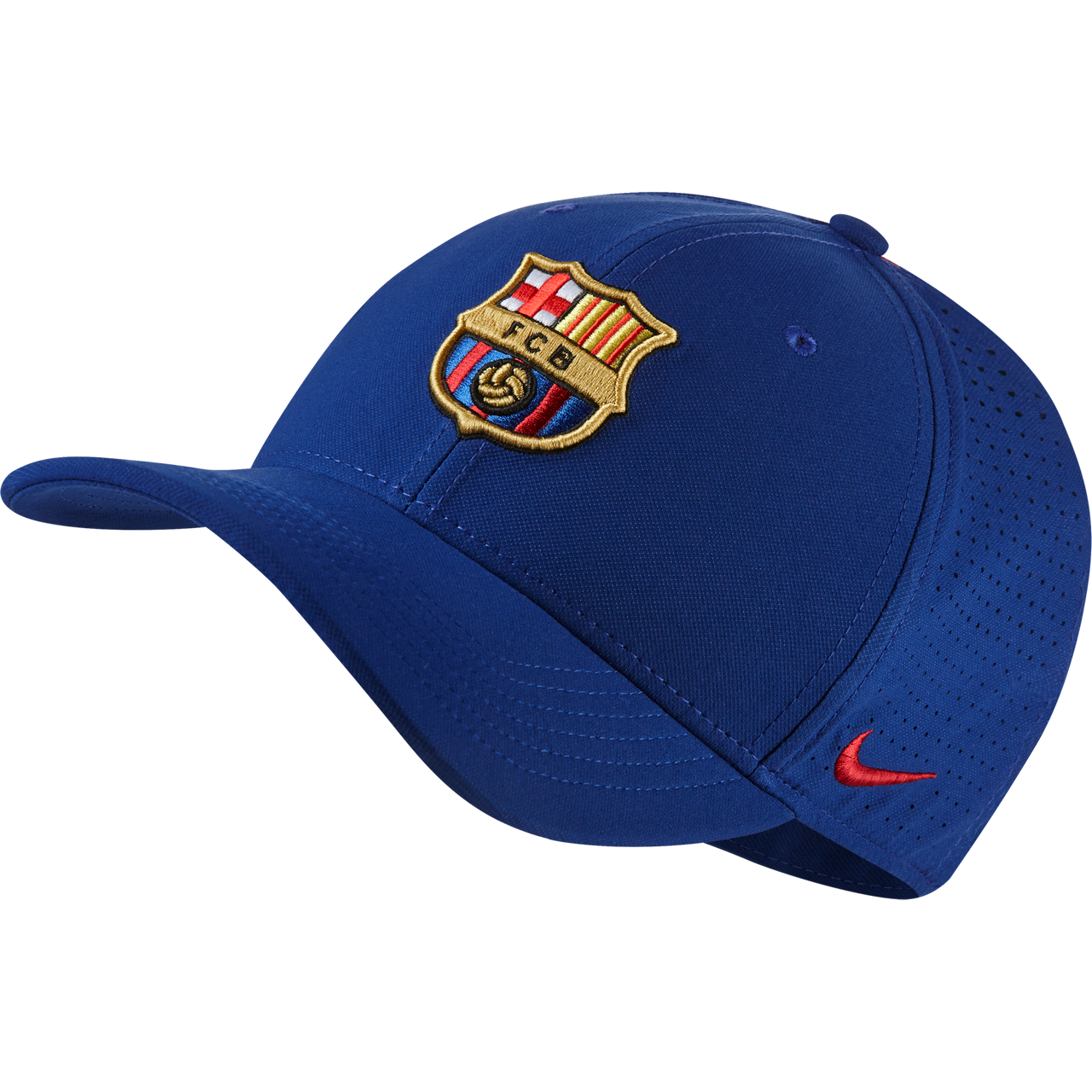 Nike Barcelona Aerobill Cap - Deep Royal Blue/Noble Red Hats Deep Royal Blue/Noble Red  - Third Coast Soccer