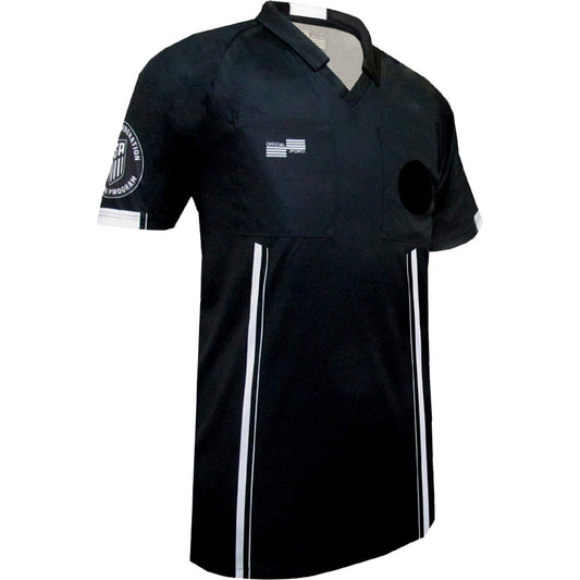 Official Sports USSF Economy Jersey - Black Referee Black Mens XSmall - Third Coast Soccer