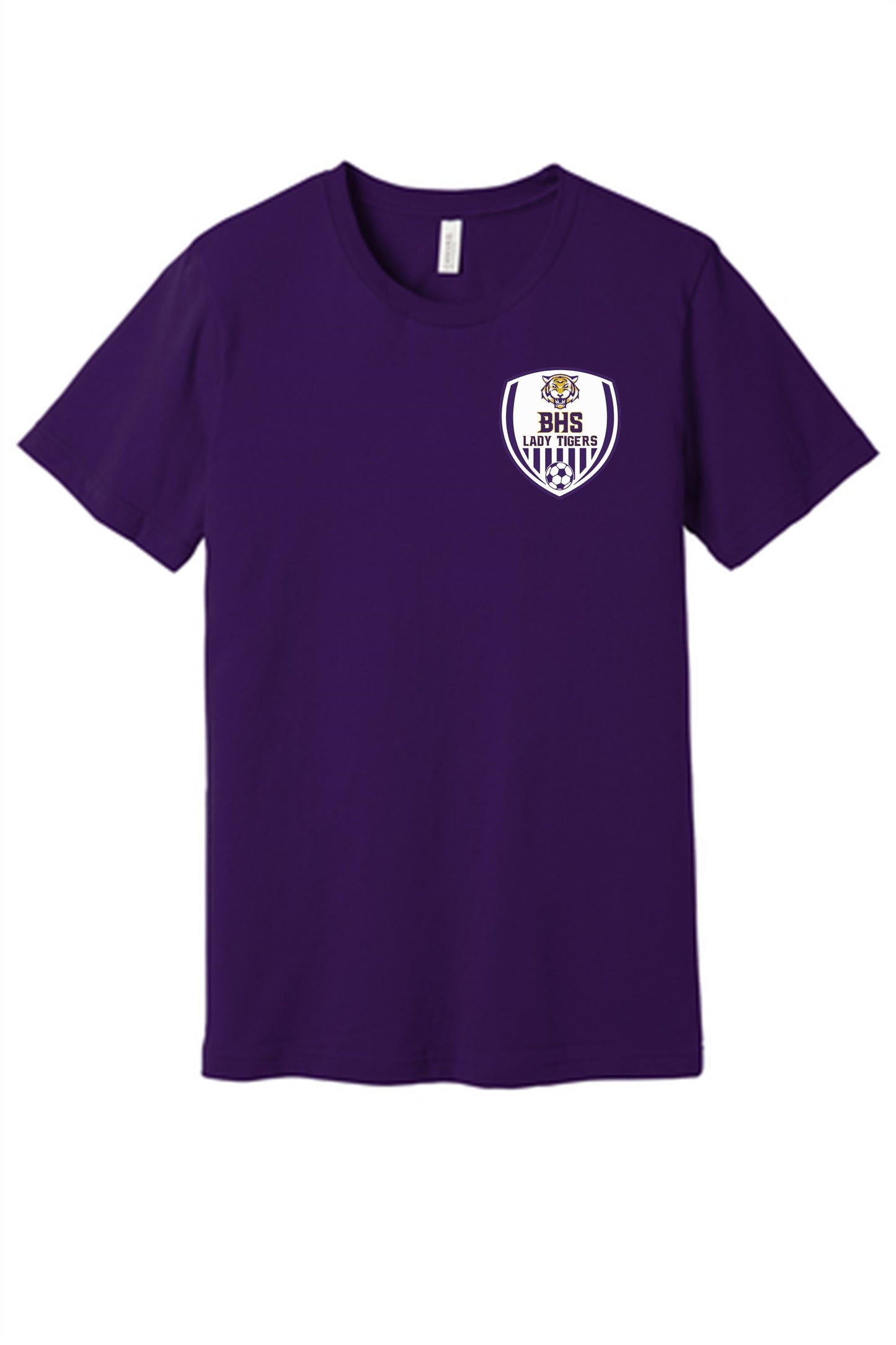 Benton Girls Soccer SS Tee  Purple Youth Medium - Third Coast Soccer