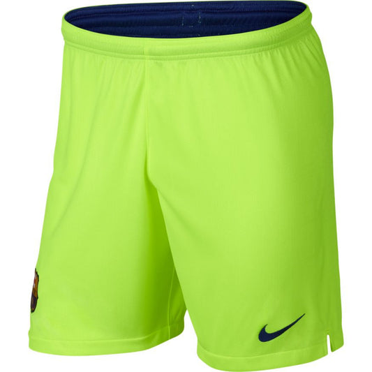 Nike FC Barcelona Away Short 18/19 Club Replica Volt/Deep Royal Blue Mens Small - Third Coast Soccer
