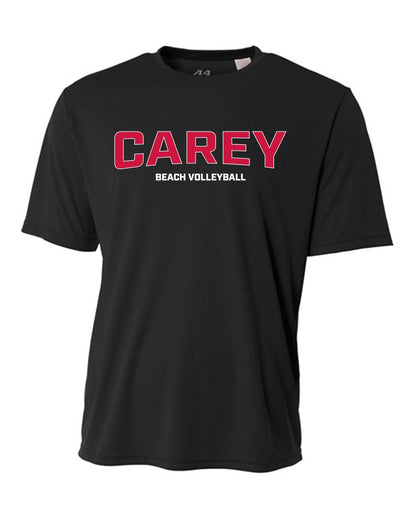 WCU Beach Volleyball Men's Short-Sleeve Performance Shirt WCU Beach Volleyball Black Carey - Third Coast Soccer
