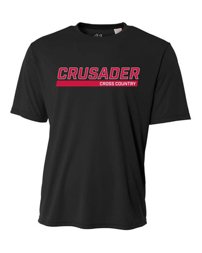 WCU Cross Country Men's Short-Sleeve Performance Shirt WCU Cross Country Black Crusader - Third Coast Soccer