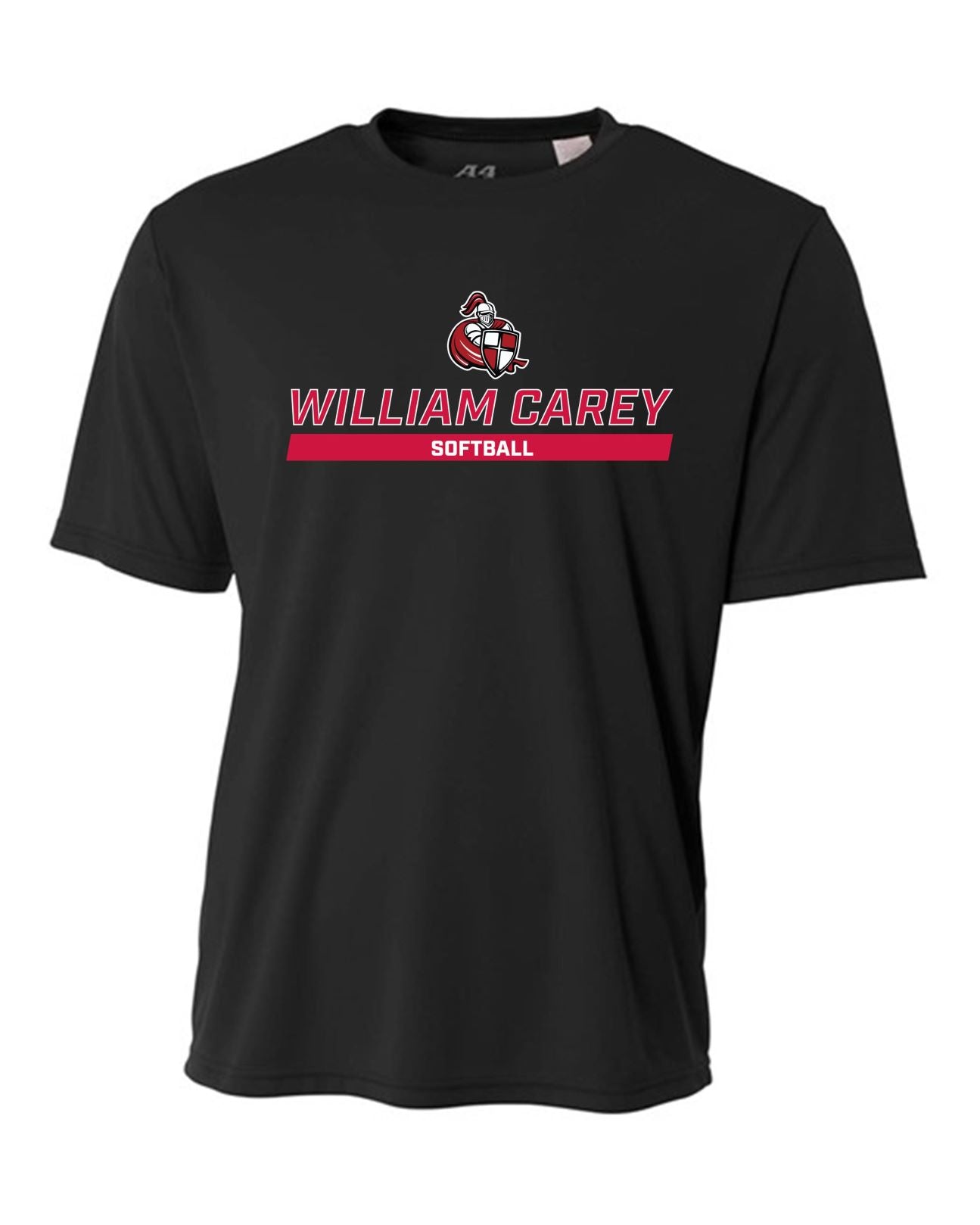 WCU Softball Youth Short-Sleeve Performance Shirt WCU Softball Black Wc W/Crusader - Third Coast Soccer