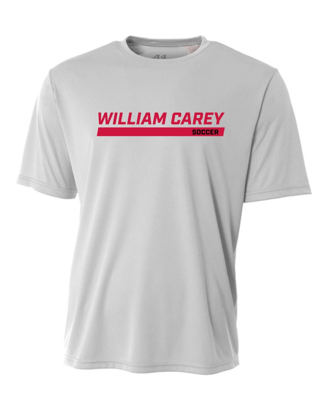 WCU Soccer Men's Short-Sleeve Performance Shirt WCU Soccer Silver Wc W/O Crusader - Third Coast Soccer