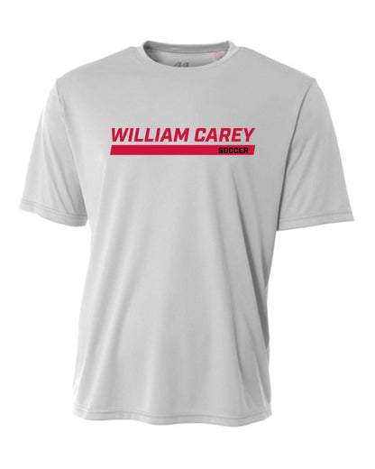 WCU Soccer Men's Short-Sleeve Performance Shirt WCU Soccer Silver Wc W/O Crusader - Third Coast Soccer