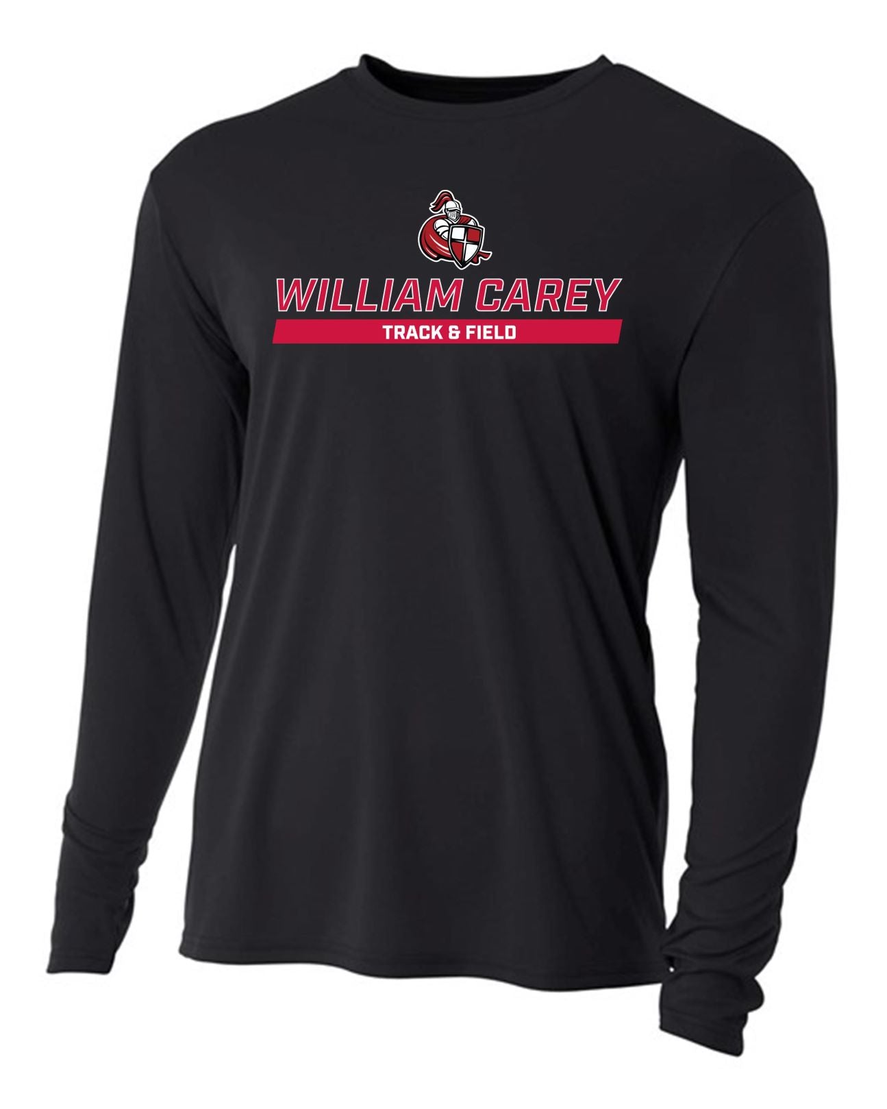 WCU Track & Field Youth Long-Sleeve Performance Shirt WCU Track & Field Black Wc W/Crusader - Third Coast Soccer