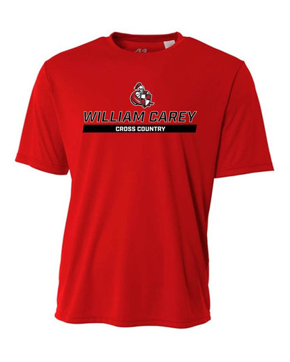 WCU Cross Country Youth Short-Sleeve Performance Shirt WCU Cross Country Red Wc W/Crusader - Third Coast Soccer