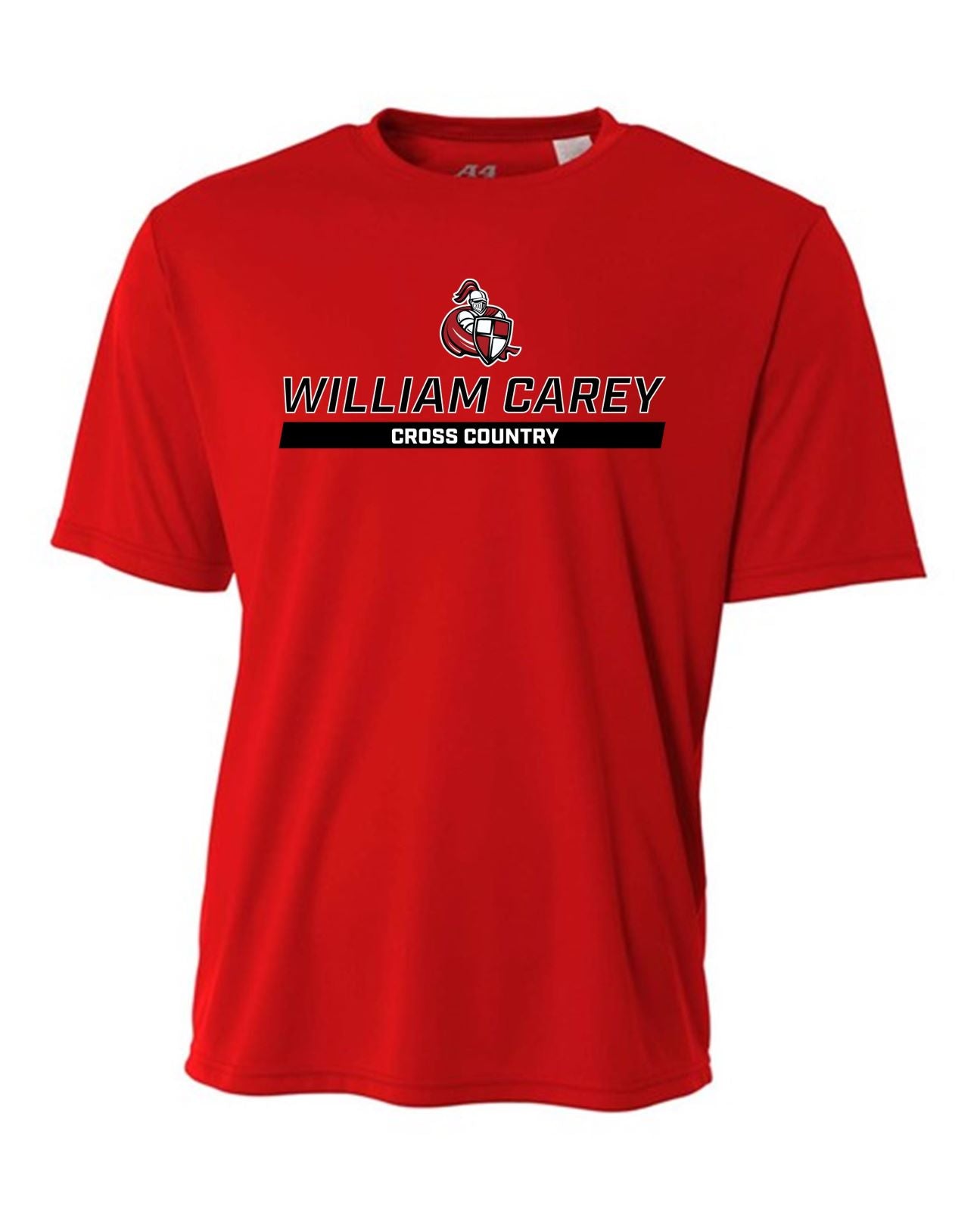 WCU Cross Country Men's Short-Sleeve Performance Shirt WCU Cross Country Red Wc W/Crusader - Third Coast Soccer