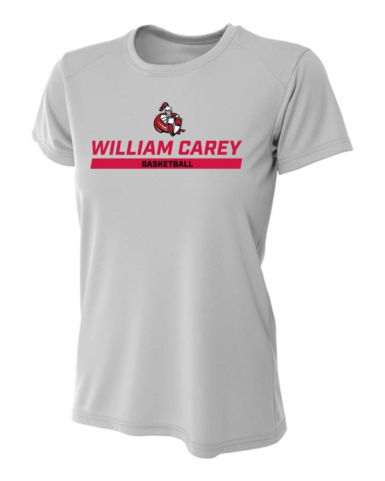 WCU Basketball Women's Short-Sleeve Performance Shirt WCU Basketball Silver Wc W/Crusader - Third Coast Soccer