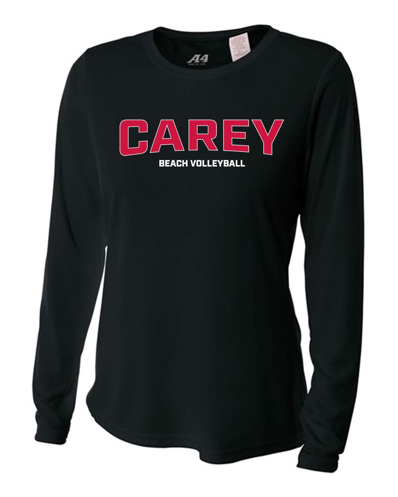 WCU Beach Volleyball Women's Long-Sleeve Performance Shirt WCU Beach Volleyball Black Carey - Third Coast Soccer