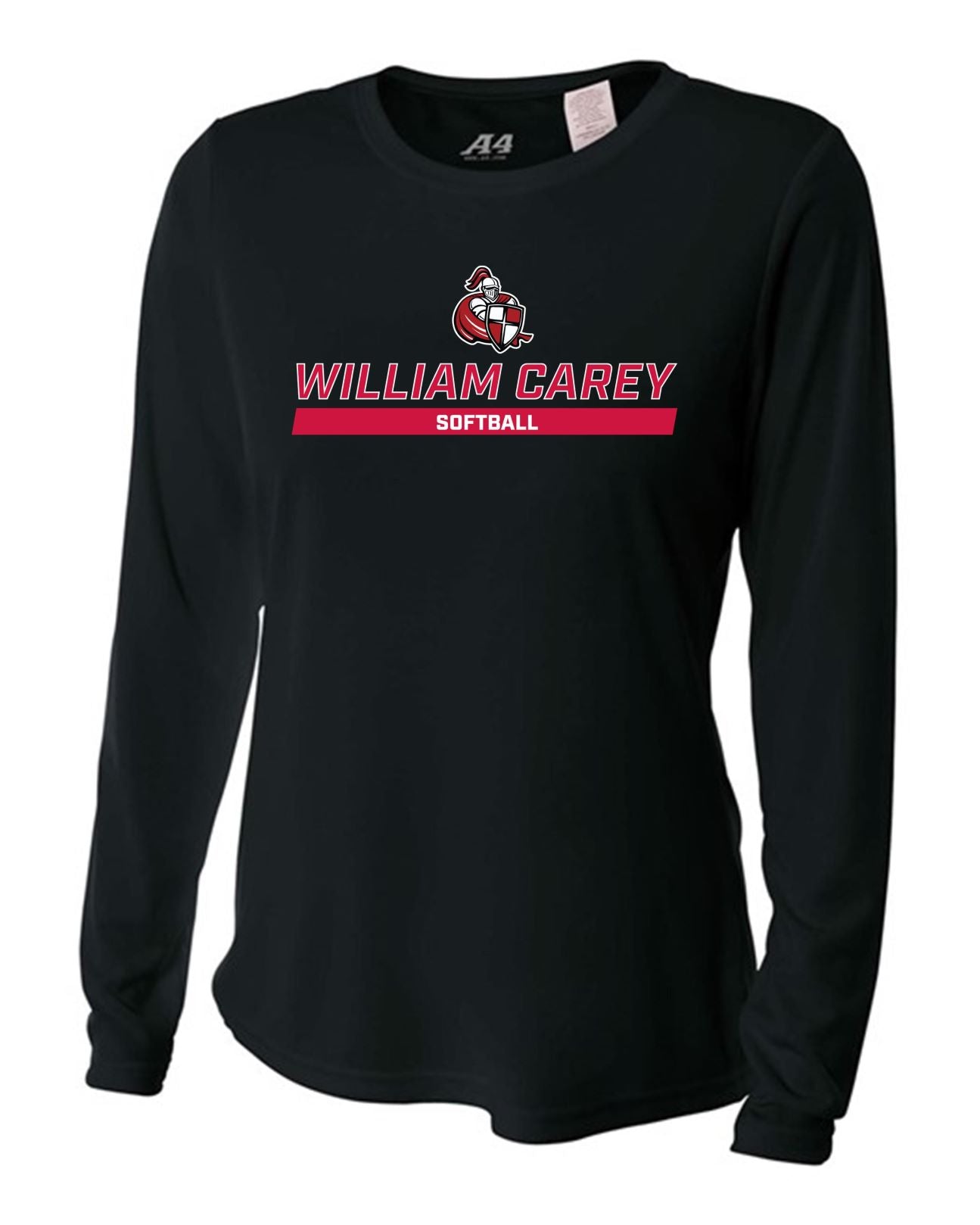 WCU Softball Women's Long-Sleeve Performance Shirt WCU Softball Black Wc W/Crusader - Third Coast Soccer