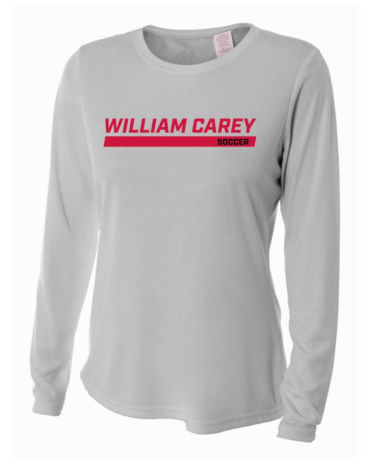 WCU Soccer Women's Long-Sleeve Performance Shirt WCU Soccer Silver Wc W/O Crusader - Third Coast Soccer