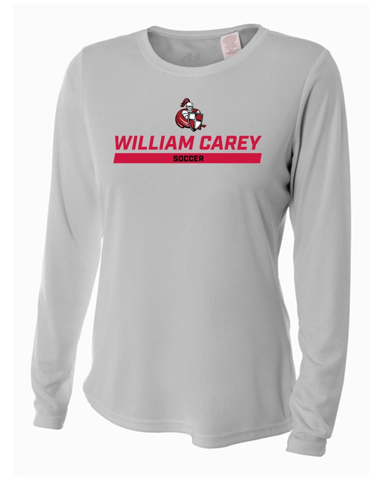 WCU Soccer Women's Long-Sleeve Performance Shirt WCU Soccer Silver Wc W/Crusader - Third Coast Soccer
