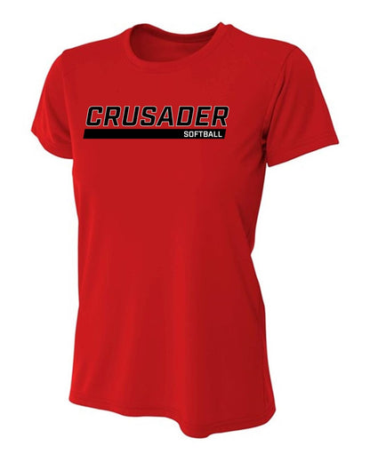 WCU Softball Women's Short-Sleeve Performance Shirt WCU Softball Red Crusader - Third Coast Soccer