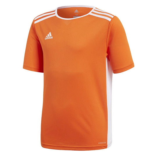 adidas Youth Entrada 18 Jersey - Orange/White apparel closeout - Third Coast Soccer
