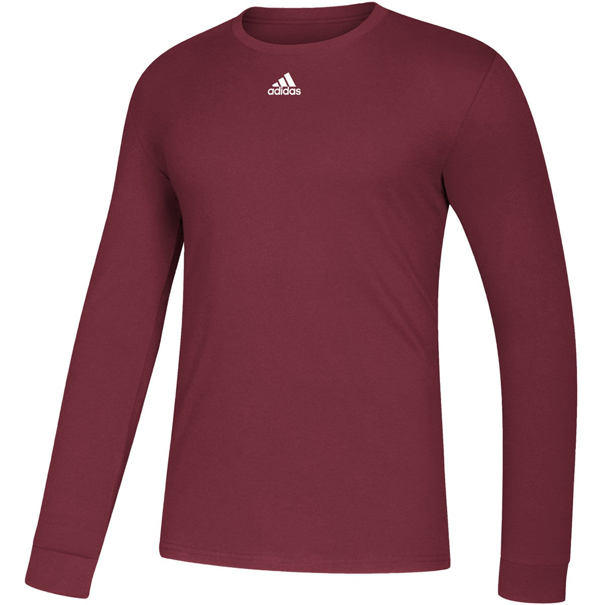 adidas Climalite LS Tee Training Wear Maroon Mens X-Small - Third Coast Soccer