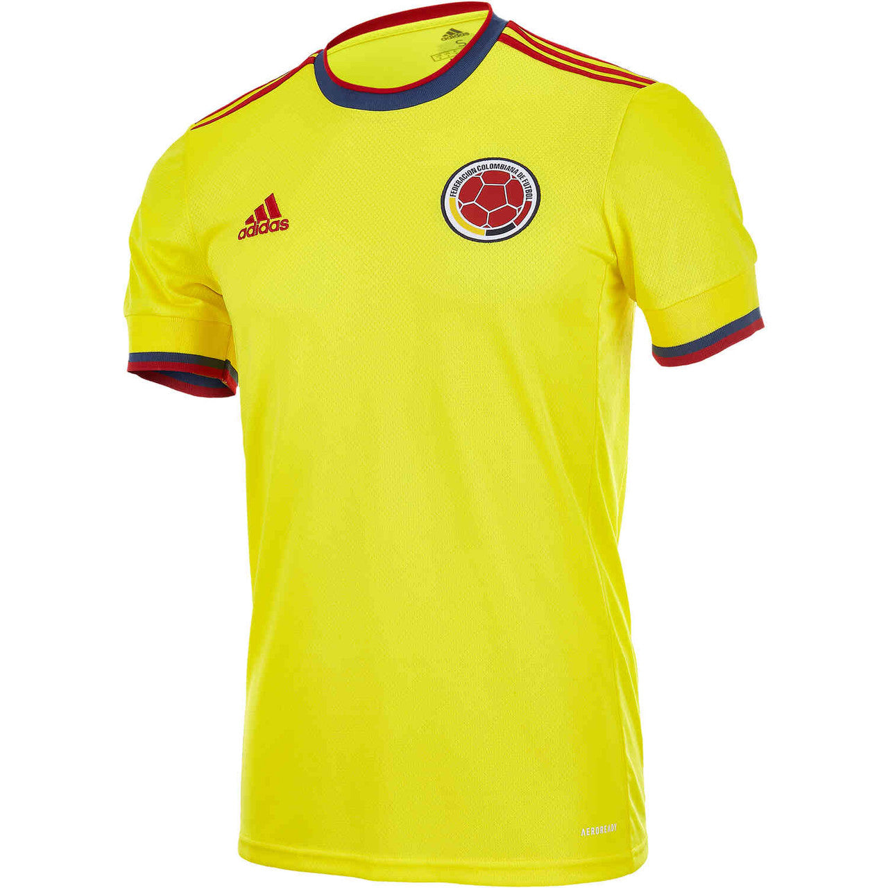 adidas Colombia Youth Home Jersey International Replica Youth Small Bright Yellow - Third Coast Soccer