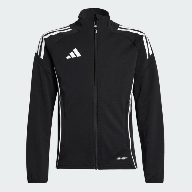 adidas Youth Tiro 25 Competition Training Jacket - Black/Grey Jacket - Third Coast Soccer