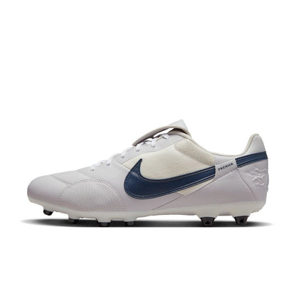 Nike Premier 3 FG - Grey/Navy/Sail Men's Footwear Closeout - Third Coast Soccer