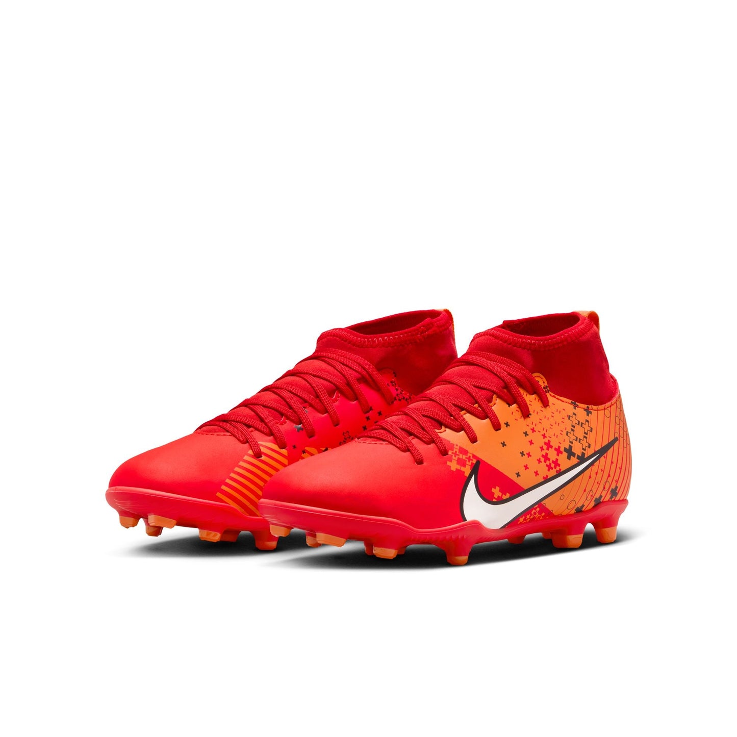 Nike Junior Superfly 9 Club FG - Crimson/Ivory/Mandarin Youth Firm Ground   - Third Coast Soccer