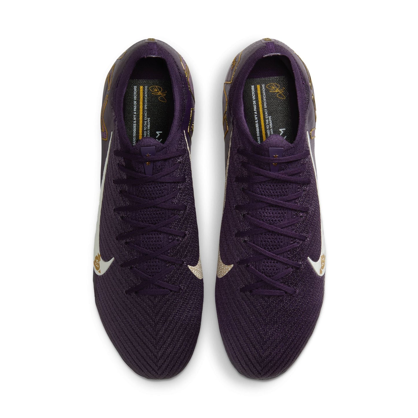 Nike Mercurial Vapor 16 Elite Kylian Mbappe FG - Purple/Ivory Men's Footwear Closeout - Third Coast Soccer