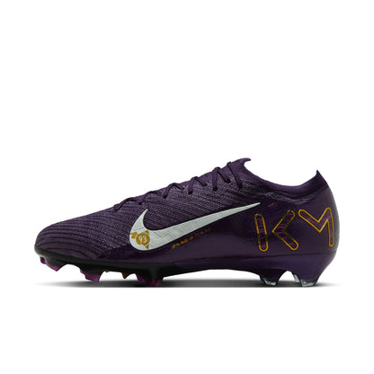 Nike Mercurial Vapor 16 Elite Kylian Mbappe FG - Purple/Ivory Men's Footwear Closeout - Third Coast Soccer