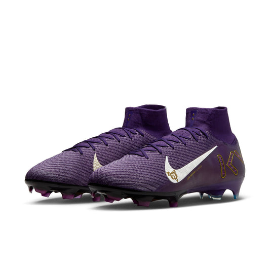 Nike Mercurial Superfly 10 Elite Kylian Mbappe FG - Purple/Ivory Men's Footwear Closeout - Third Coast Soccer