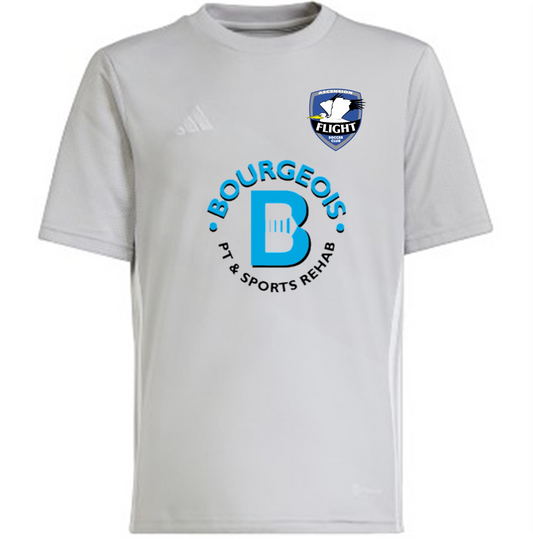 adidas AFSC Academy Youth Tabela 23 Jersey - Grey Ascension Flight Rec & Academy   - Third Coast Soccer
