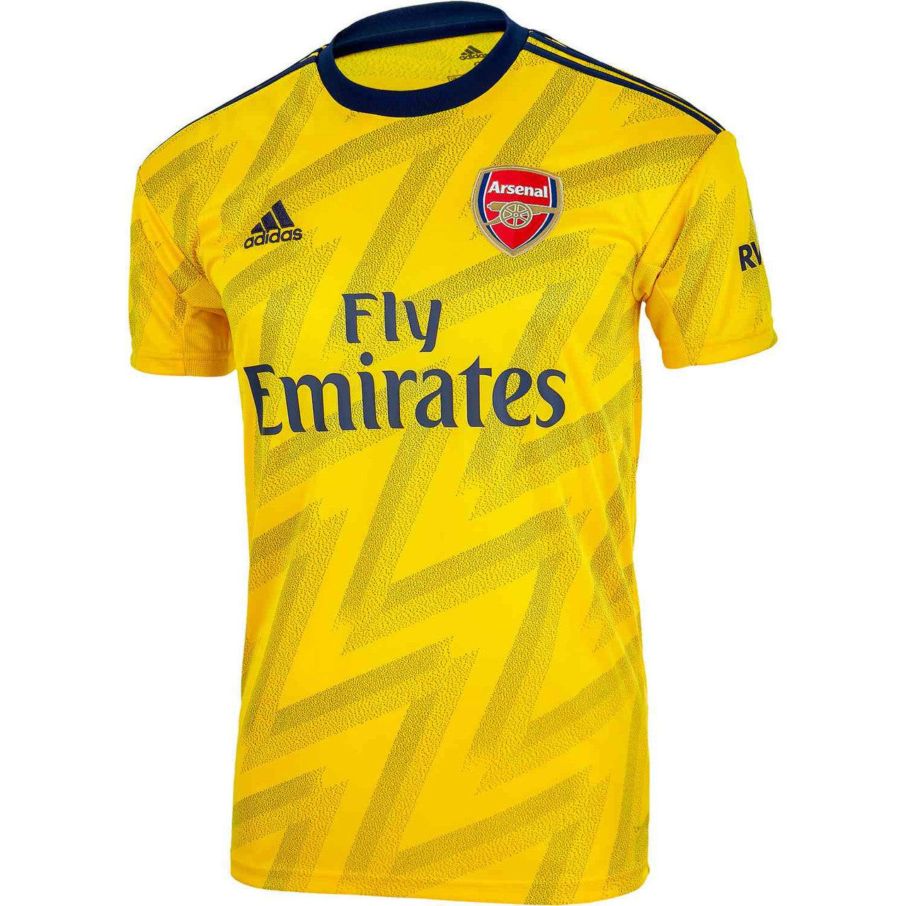 adidas Youth Arsenal Away Jersey 19/20 Club Replica Youth Small Eqt Yellow - Third Coast Soccer