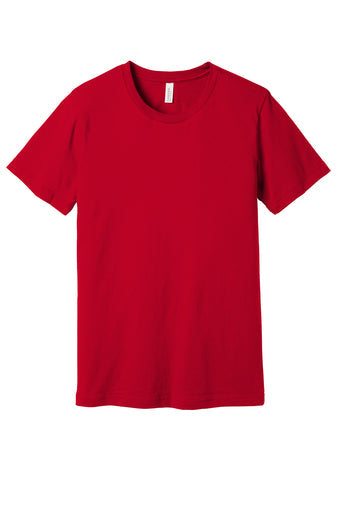 Bella+Canvas Unisex Short-Sleeve Tee Training Wear Red Mens Small - Third Coast Soccer