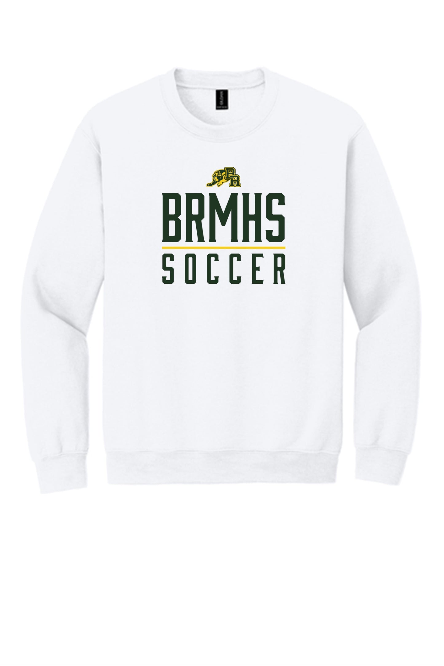 BRMHS Soccer Sweatshirt BRMHS Soccer White Mens Small - Third Coast Soccer