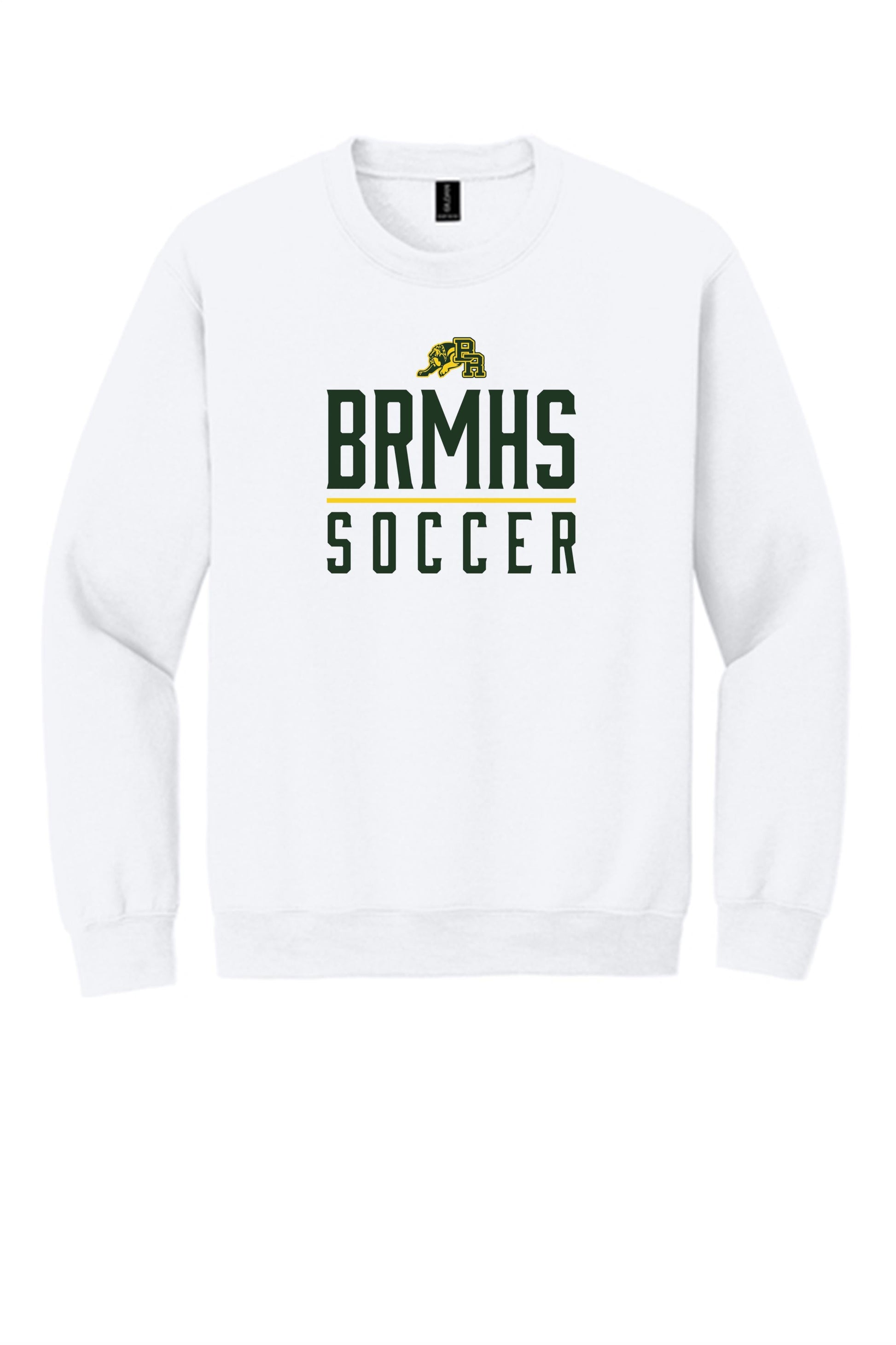BRMHS Soccer Sweatshirt BRMHS Soccer White Mens Small - Third Coast Soccer