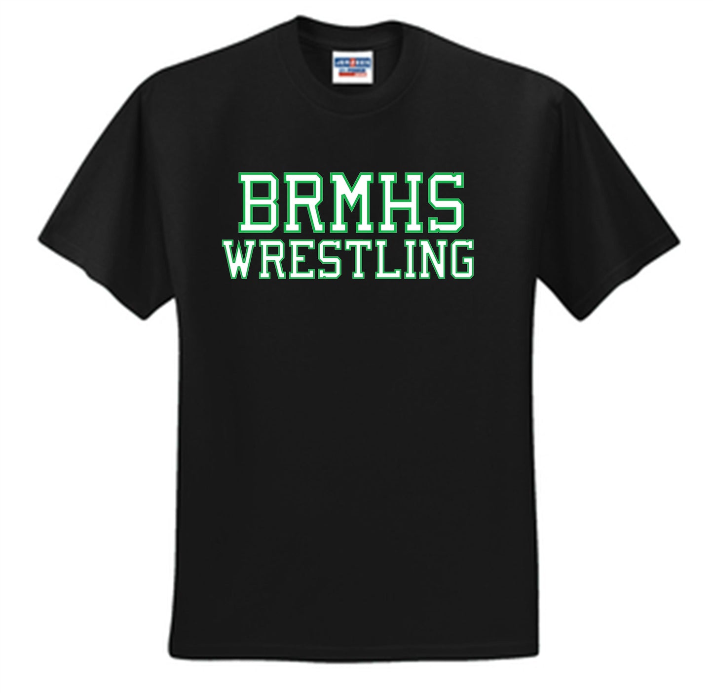 BRMHS WRESTLING SHORT SLEEVE T-SHIRT T-Shirts Black Youth Medium - Third Coast Soccer