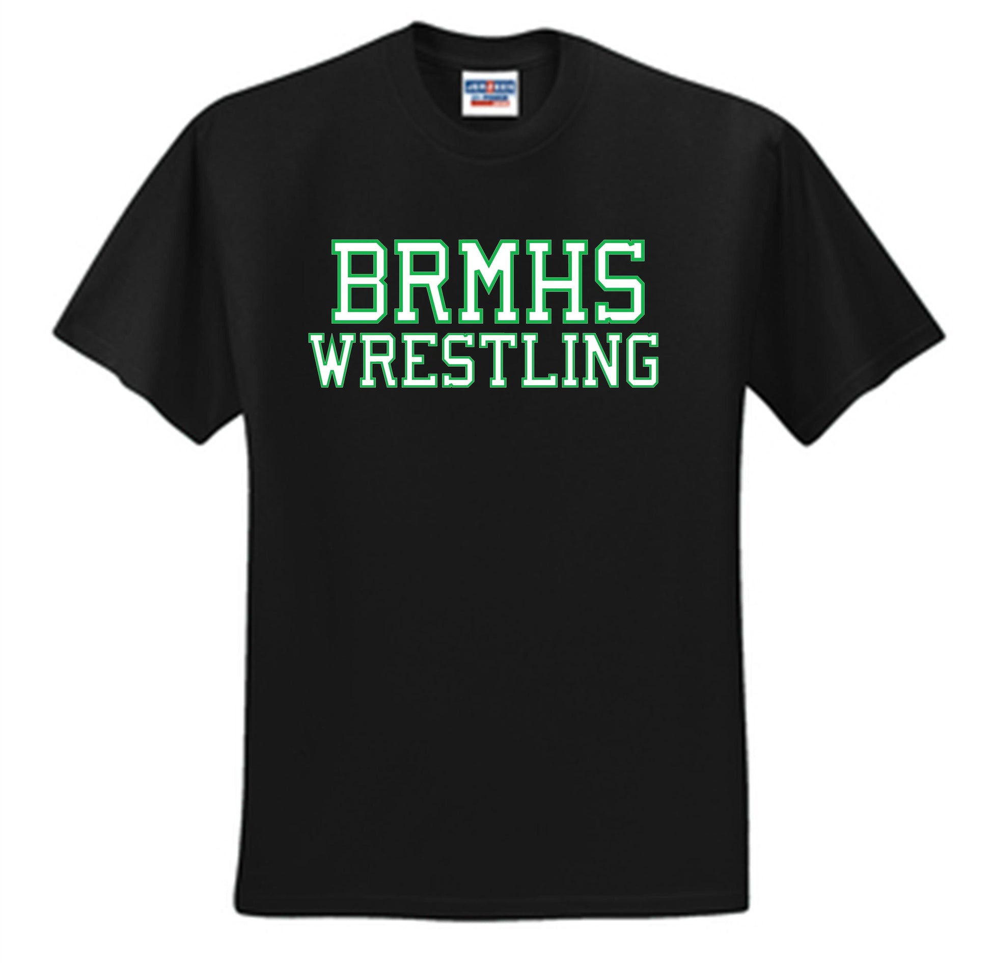 BRMHS WRESTLING SHORT SLEEVE T-SHIRT T-Shirts Black Youth Medium - Third Coast Soccer