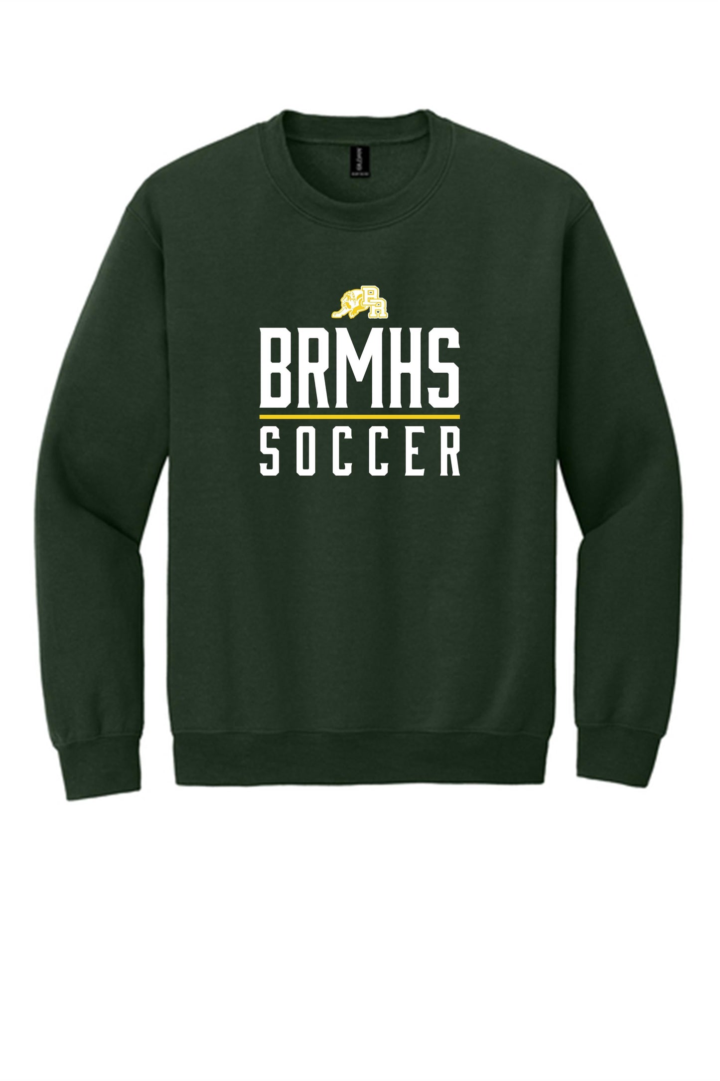 BRMHS Soccer Sweatshirt BRMHS Soccer Forest Green Mens Small - Third Coast Soccer