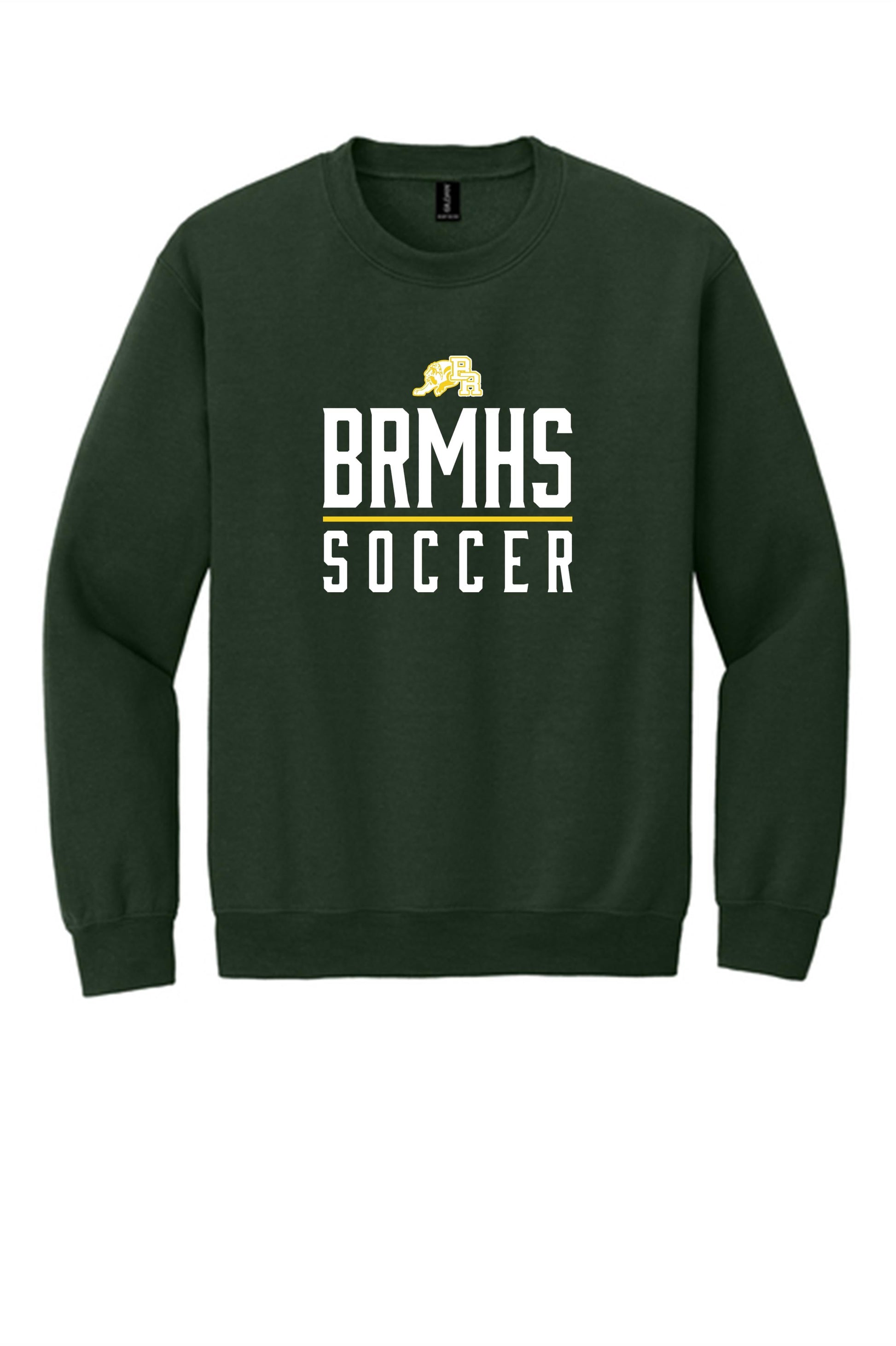 BRMHS Soccer Sweatshirt BRMHS Soccer Forest Green Mens Small - Third Coast Soccer