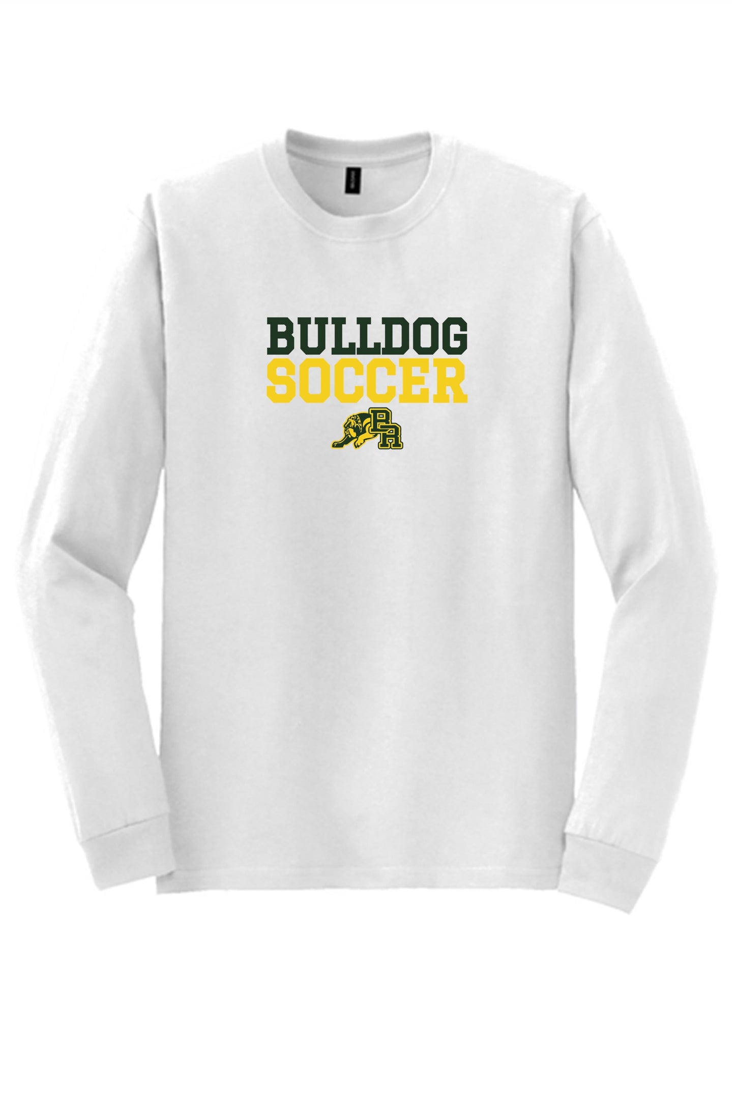 BRMHS Bulldog Soccer LS Tee BRMHS Soccer White Mens Small - Third Coast Soccer