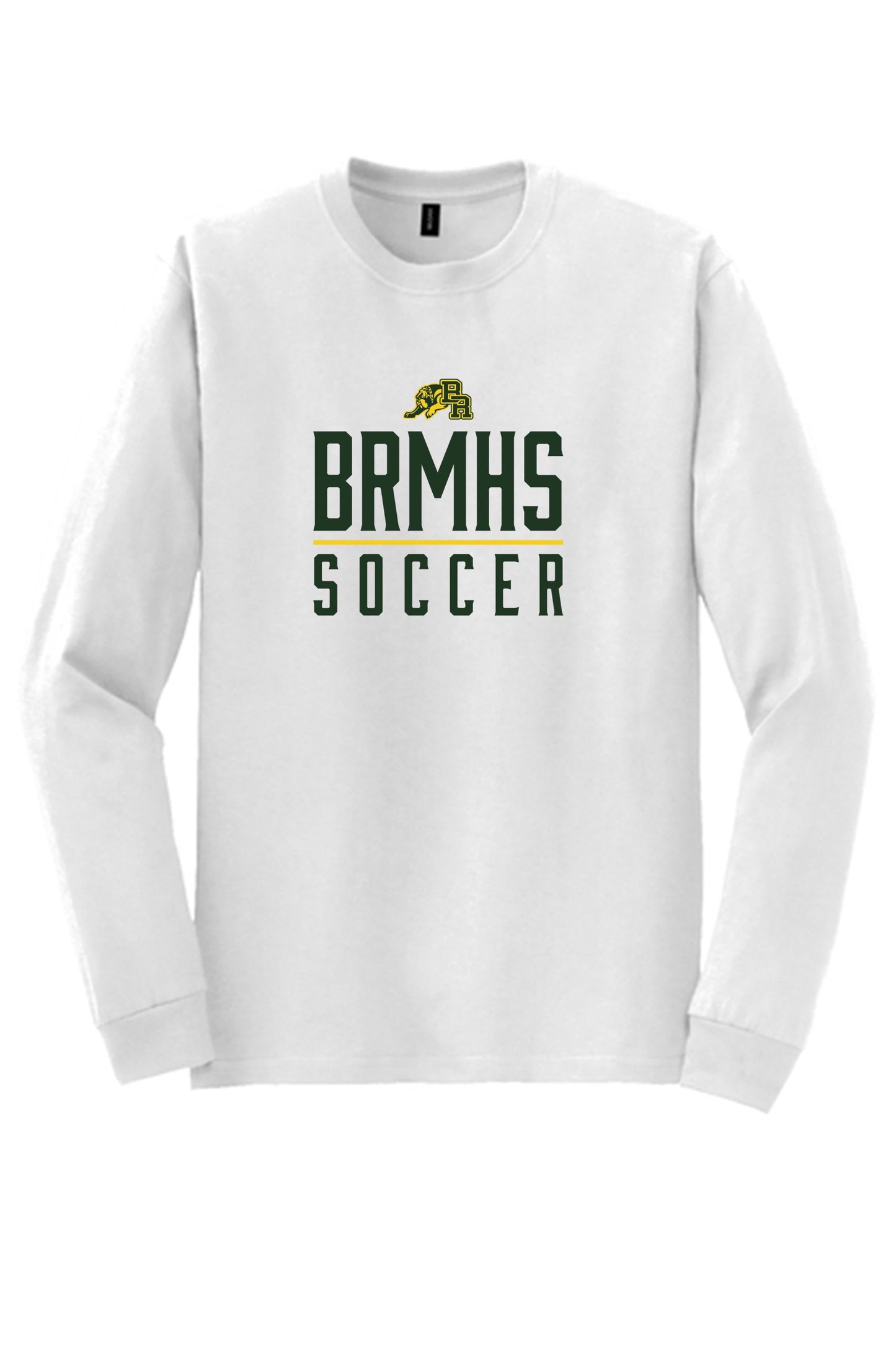 BRMHS Soccer LS Tee BRMHS Soccer White Mens Small - Third Coast Soccer