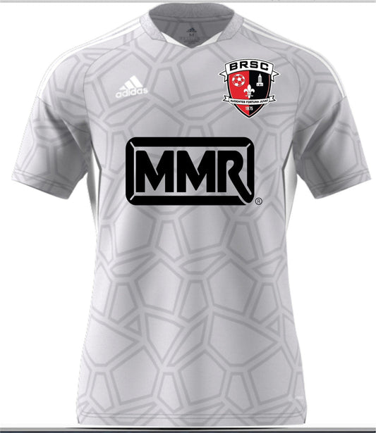adidas BRSC Mens Condivo Match 22 Jersey - Grey BRSC 2022-2024 Team Light Grey/White Mens Small - Third Coast Soccer