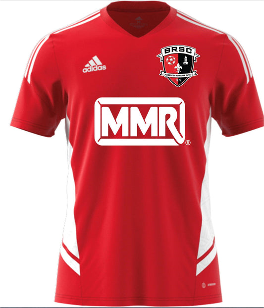 Adidas BRSC Mens Condivo 22 Jersey - Red BRSC 2022-2024 Mens Small Red/White - Third Coast Soccer