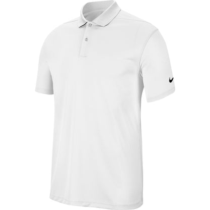 Nike Vicotry Solid Polo Polos White/Black Mens Small - Third Coast Soccer